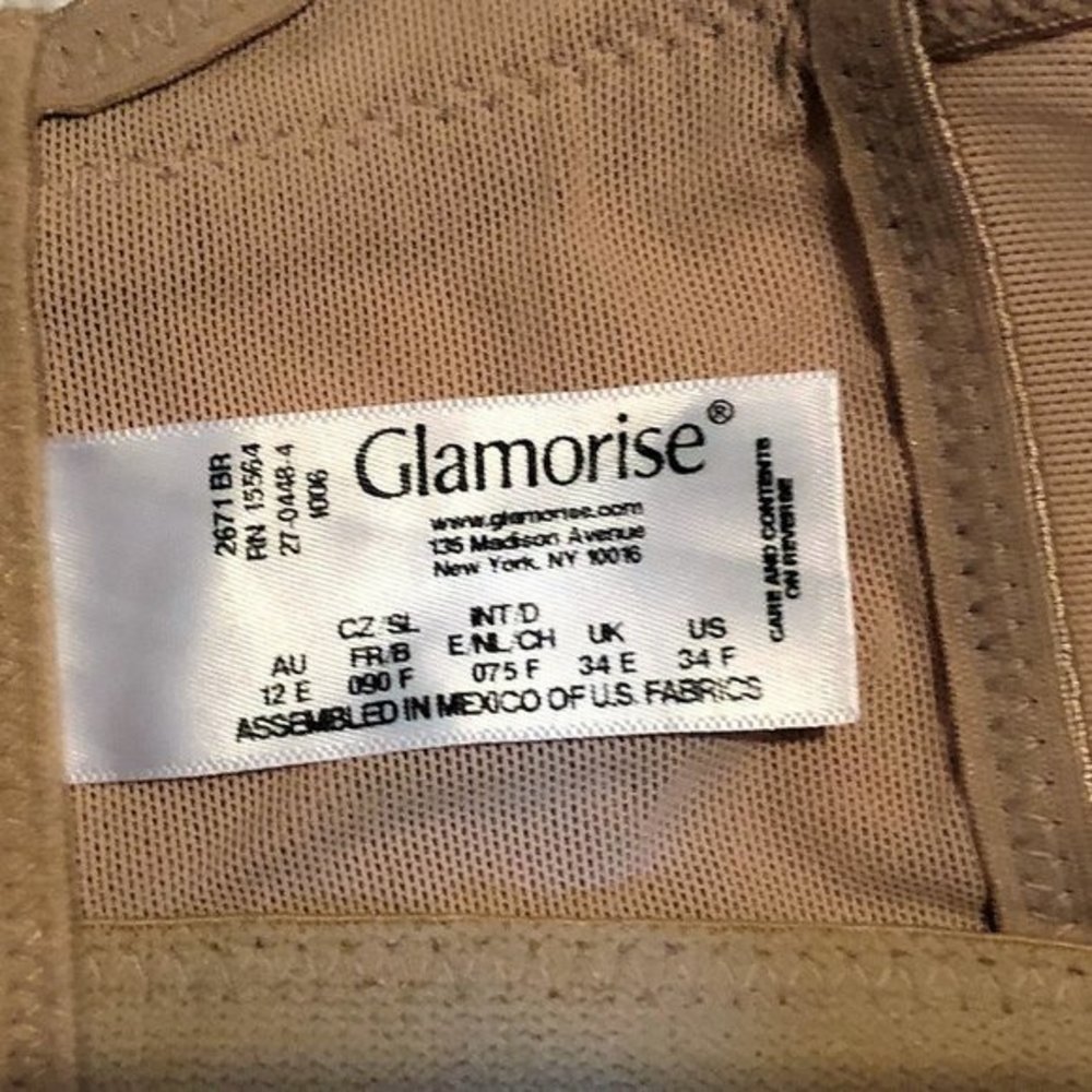Glamorise Women's Bra - Beige - Picture 12 of 12